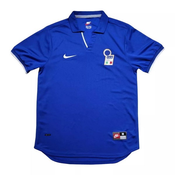 Camiseta Italy Replica Primera Ropa Retro 1998 Azul